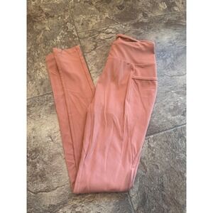Gymshark Training‎ Leggings Womens Small Pink Pocket High Waisted Gym Activewear
